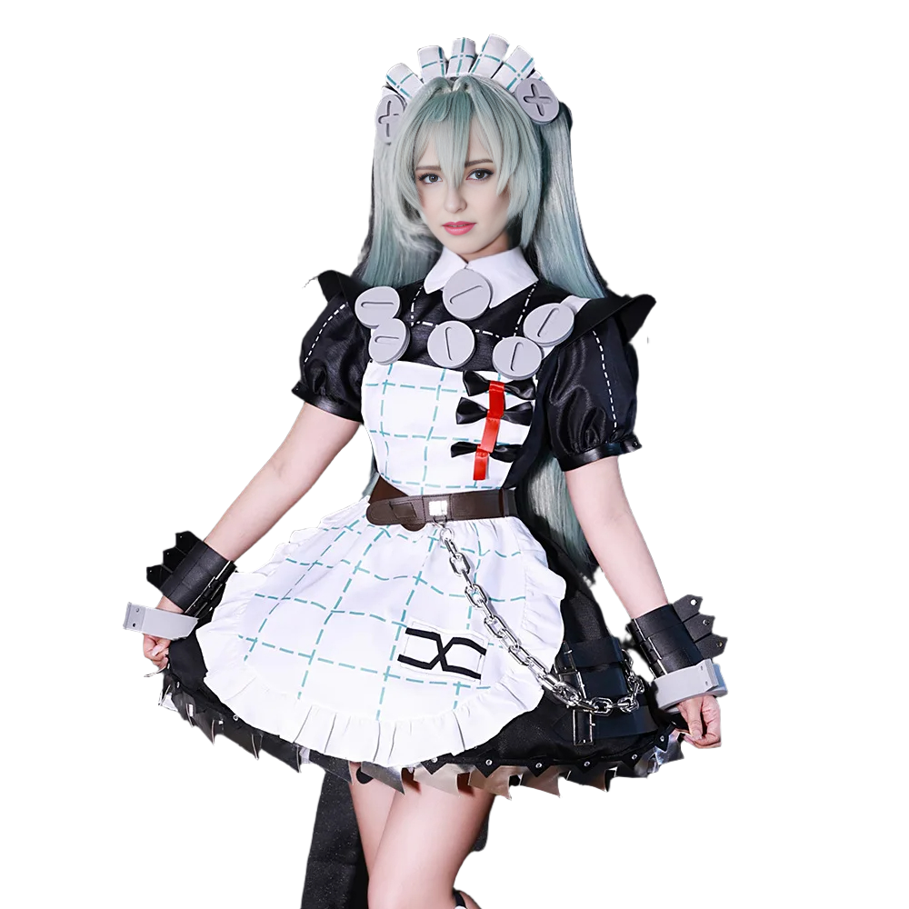 Women Corin Wickes Costume ZZZ Cute Maid Dress with Accessories Victor Sun Baby Women Corin Wickes Costume ZZZ Cute Maid Dress with Accessories Victor Sun Baby