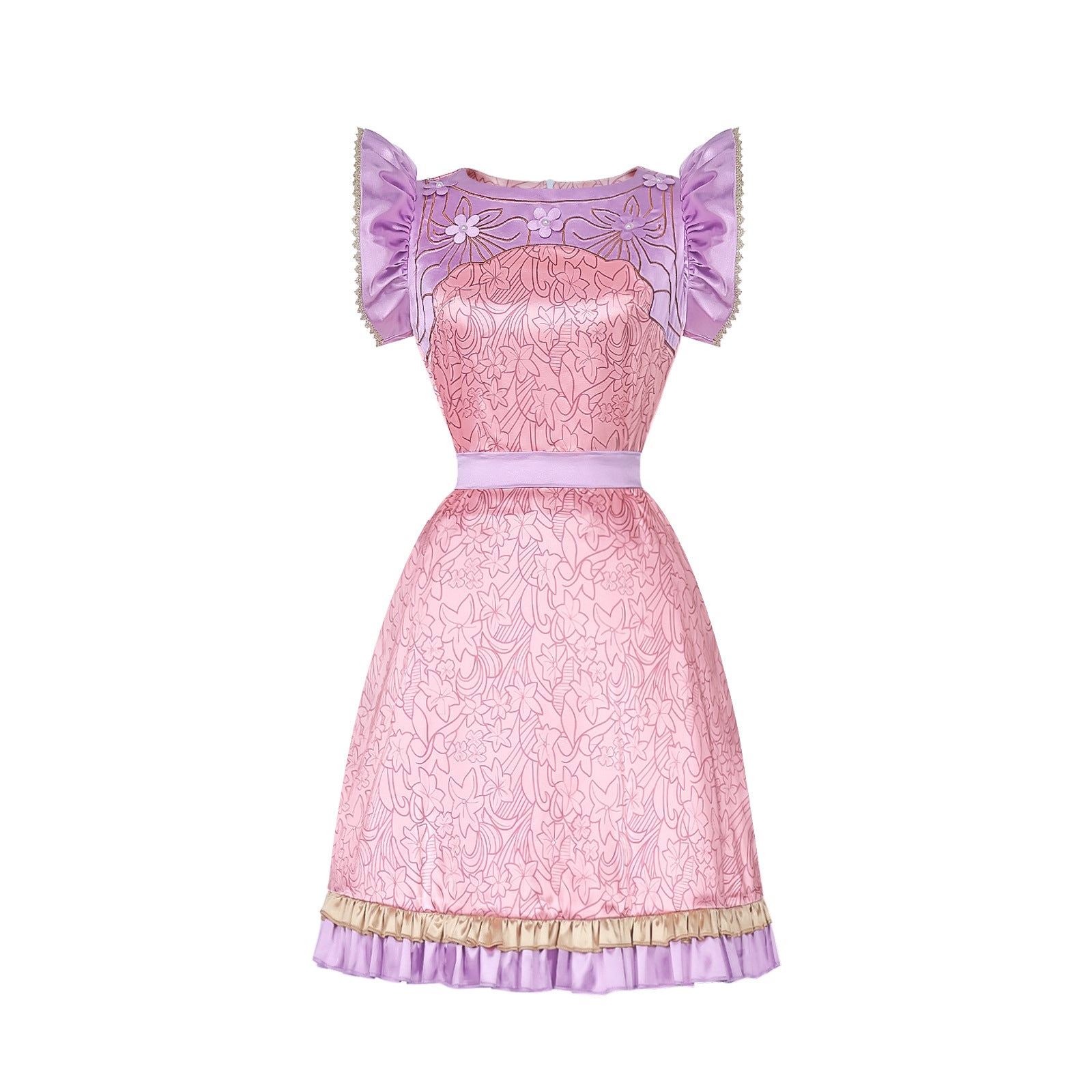 Aerith Cosplay Dress Honeybee Inn Costume FF7 Remake Aerith Gainsborou Sun Baby Aerith Cosplay Dress Honeybee Inn Costume FF7 Remake Aerith Gainsborou Sun Baby