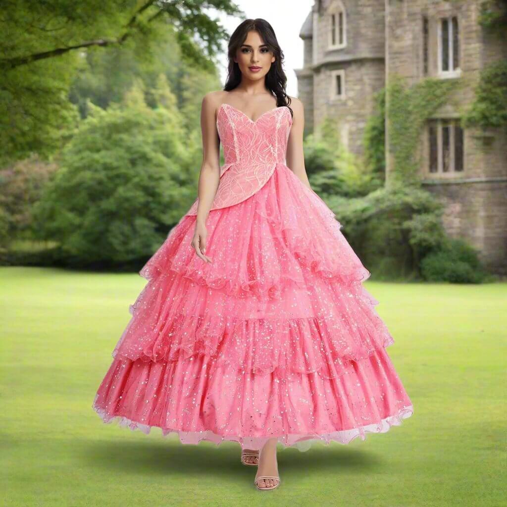 pink glinda dress women Sexy Glinda Pink Starry Witch Women's Costume Dress | Witch Costumes | Adult | Womens | XL | Gray/Pink