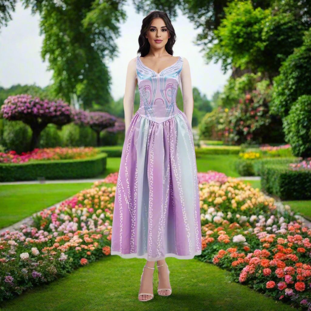 Adult Glinda Dress The Good Witch High Waist Long Mesh Sleeve Maxi Dre – Sun Baby Adult Glinda Dress The Good Witch High Waist Long Mesh Sleeve Maxi Dre – Sun Baby