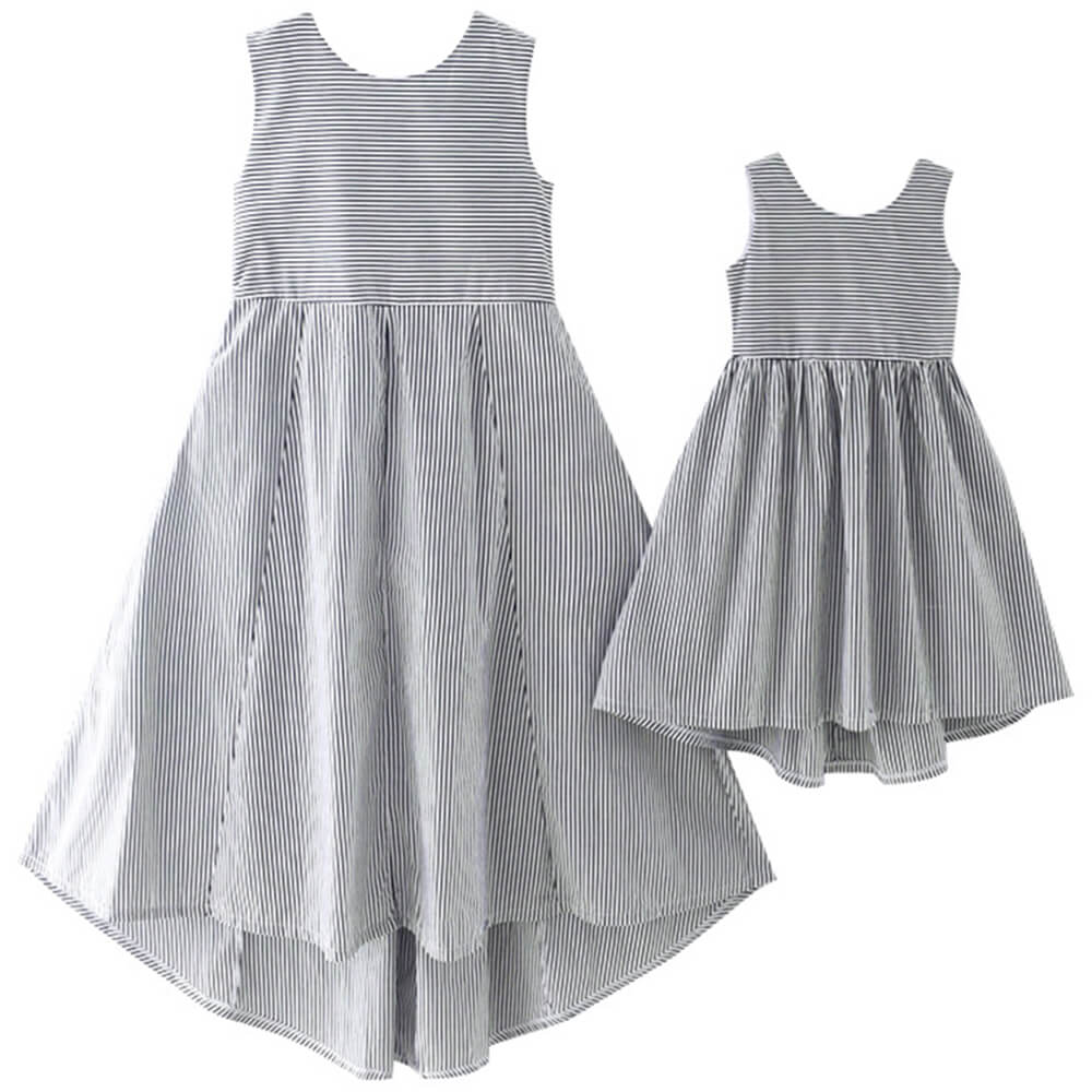 Mommy and Me Dress Bohemian Style Mother and Daughter Beach Dress Sund