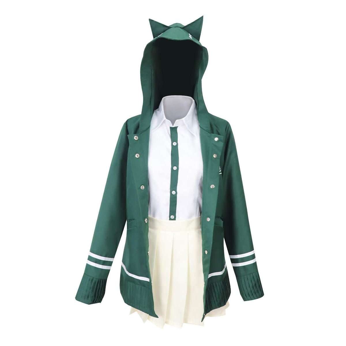 Teens Chiaki Nanami Cosplay Costume School Uniform Full Set for