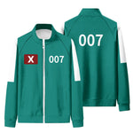 Kids Game 2 Player Tracksuit Costume Boys Girls Cosplay Green Shirt