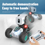 Multifunctional RC Car HD Photo Video Remote Dialogue Car Deformation 360° Stunt Car For Boys Gilrs