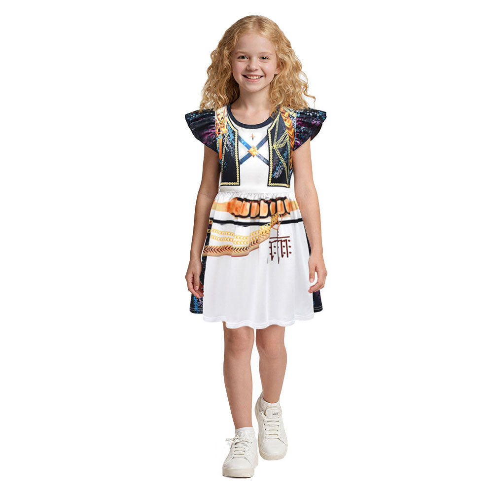 Girls Pop Star Dress Halloween Costumes Party Dress Up Outfit