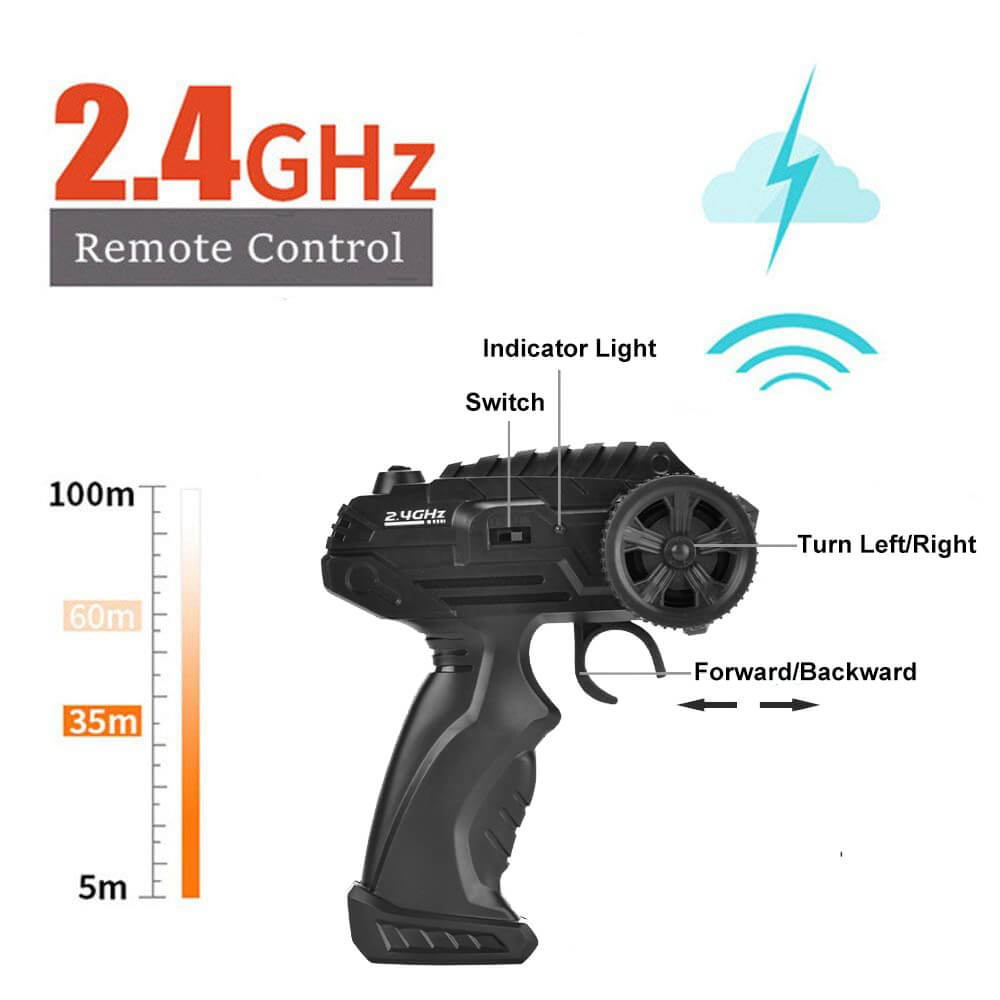 1/10 4WD RC Truck 2.4G Remote Control Car Off-Road RC Trucks for Kids and Adults