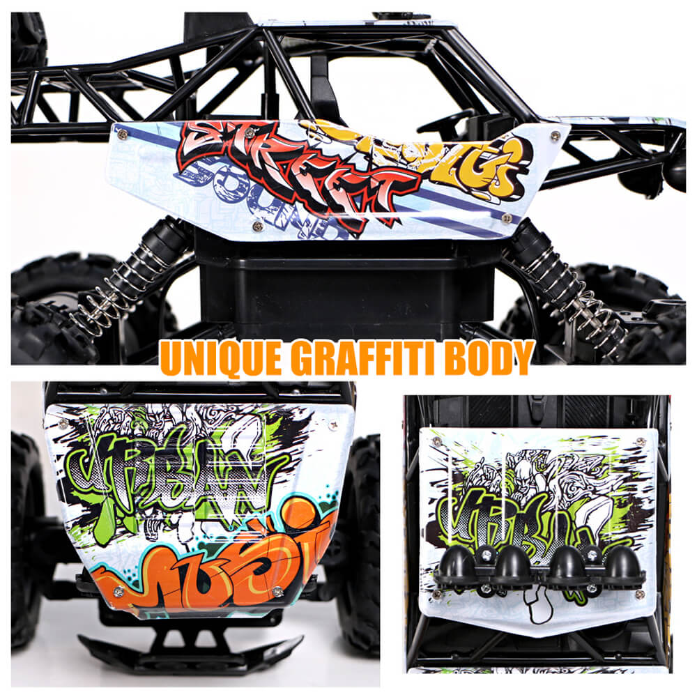 1/10 4WD RC Truck 2.4G Remote Control Car Off-Road RC Trucks for Kids and Adults