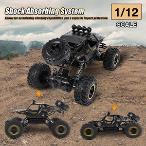 1/12 Large RC Monster Truck 2.4G 4WD Metal Remote Control Car Kids RC Toys