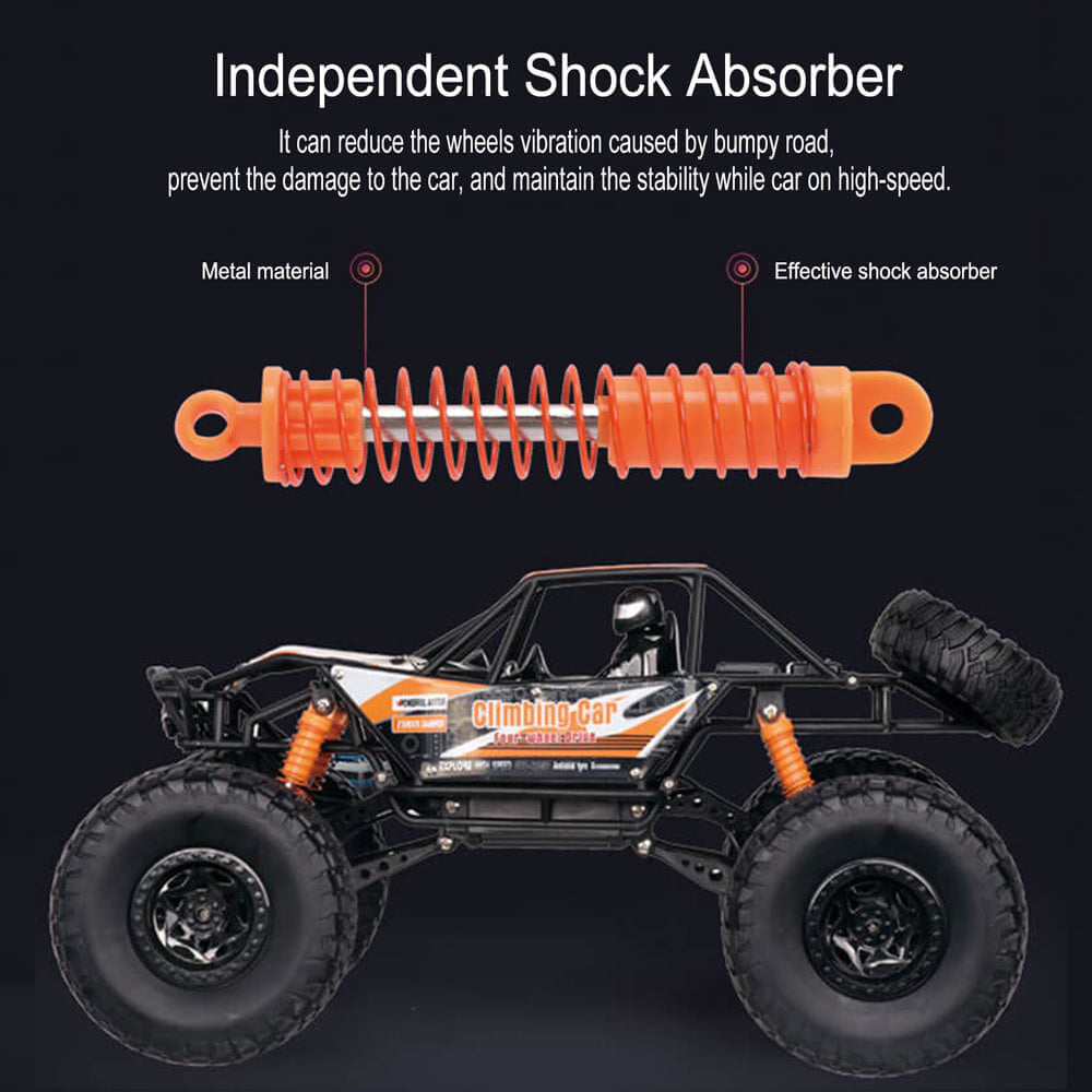 1/8 Super RC Rock Crawler 4WD Off-road Remote Control Monster Truck 2.4G Remote Climbing Car