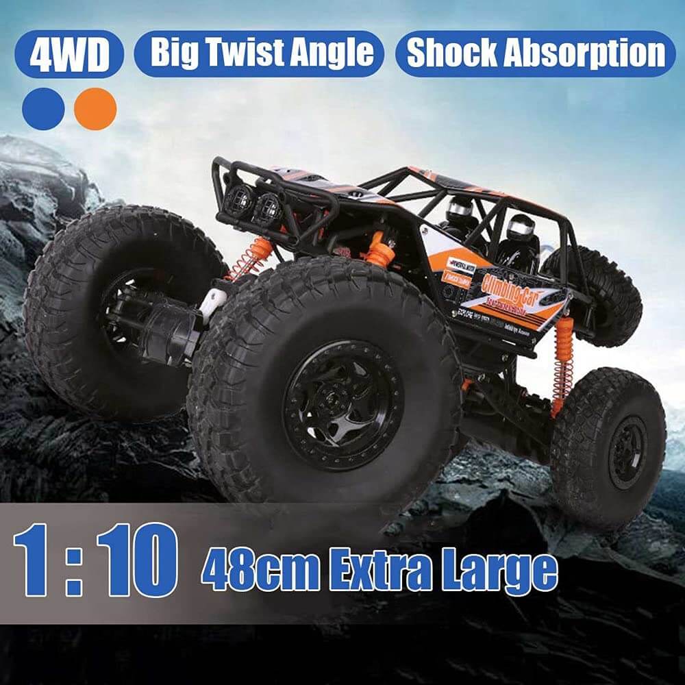 1/8 Super RC Rock Crawler 4WD Off-road Remote Control Monster Truck 2.4G Remote Climbing Car