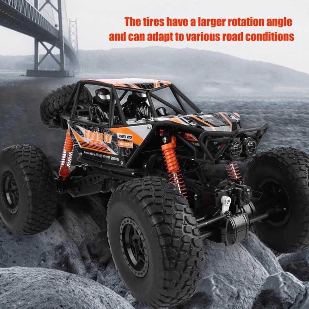 1/8 Super RC Rock Crawler 4WD Off-road Remote Control Monster Truck 2.4G Remote Climbing Car