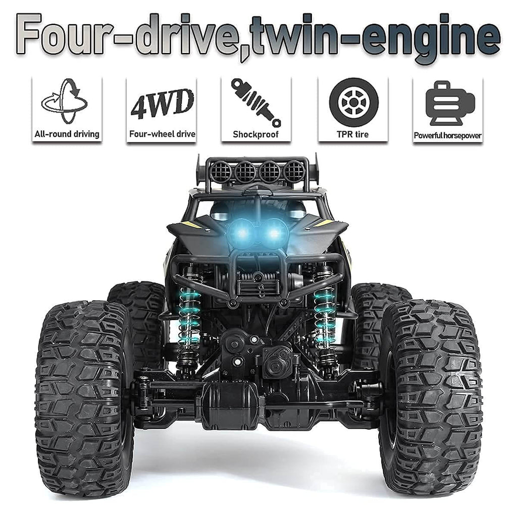 1/8 Large RC Car 4WD Remote Control Monster Truck Rock Crawler Climbing Buggy