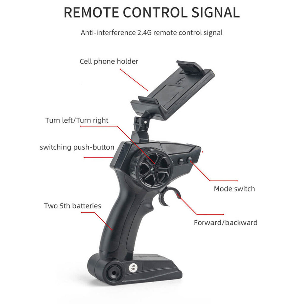 RC Car 1080P Camera Remote Control Car 2.4G WIFI Video Dialogue Off-road Climbing Truck