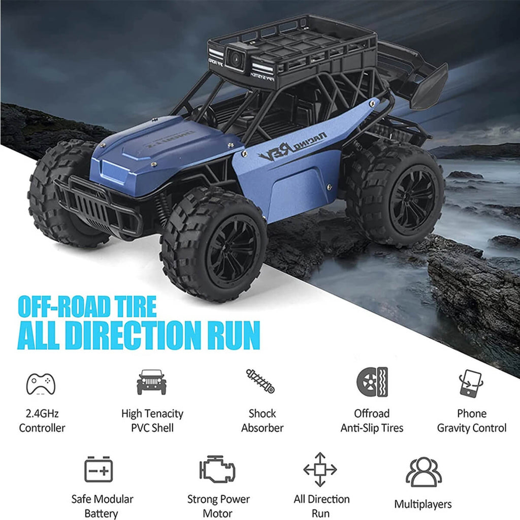 RC Car 1080P Camera Remote Control Car 2.4G WIFI Video Dialogue Off-road Climbing Truck
