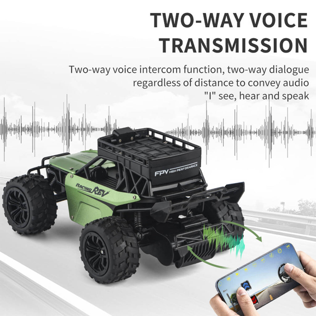 RC Car 1080P Camera Remote Control Car 2.4G WIFI Video Dialogue Off-road Climbing Truck