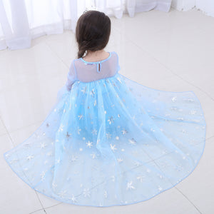 Light Up Dress For Elsa Girls Princess Dress Snow Queen Birthday Dress Party Dress