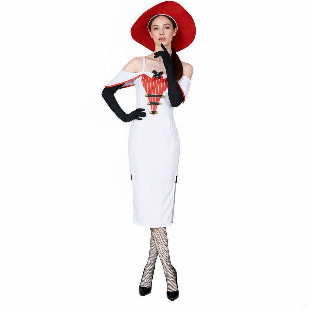 Lucifer Morningstar Dress Women Lucifer Cosplay Costume Role Play Party Dress Up Halloween Costume