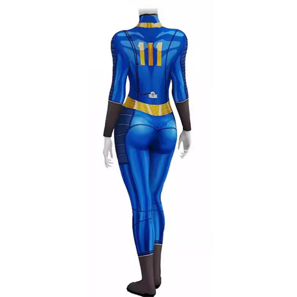 Women Nora Costume Game Player Vault 111 Jumpsuit Halloween Cosplay Outfit