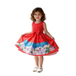 Girls Christmas Dress A Line Princess Party Dress Christmas Costume for Kids 3-8 Years