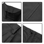 Adult Satoru Outfit Black Tops Pants with Wig Blinder and Glasses for Cosplay Party