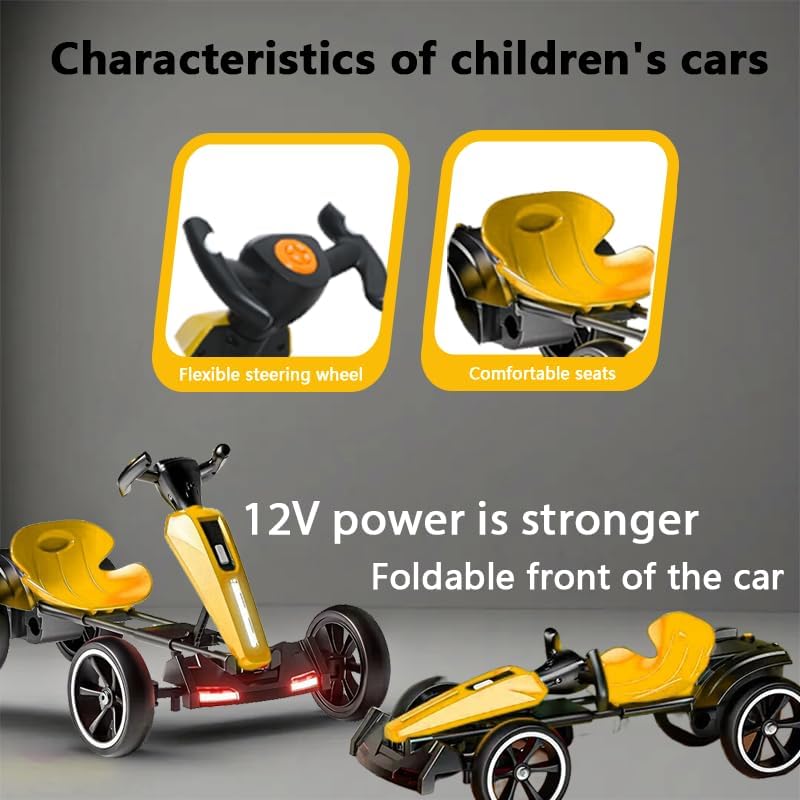 12V-Electric-Kids-Pedal-Go-Kart-Ride-on-Toy-Folder-Go-Kart  (6)