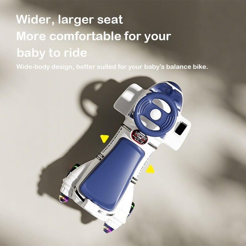 12V Electric Wiggle Car Kids Soft Start Ride On Car with Music Light For Indoor Outdoor