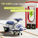 12V Electric Wiggle Car Kids Soft Start Ride On Car with Music Light For Indoor Outdoor