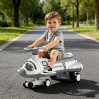 12V Electric Wiggle Car Kids Soft Start Ride On Car with Music Light For Indoor Outdoor