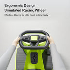 12V Electric Wiggle Car 390 Dual Drive Ride-on Car Bluetooth Music with Light for Indoors Outdoors