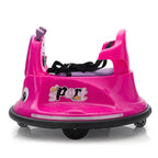 12V Kids Electric Bumper Car with Remote Snail-Shaped Ride On Car with Flashing Lights Music