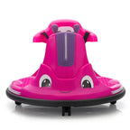 12V Kids Electric Bumper Car with Remote Snail-Shaped Ride On Car with Flashing Lights Music