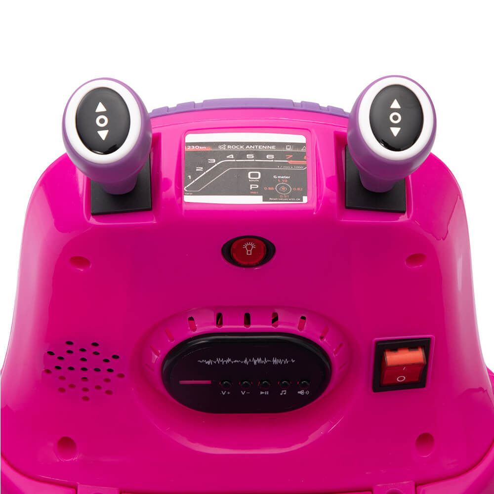 12V Kids Electric Bumper Car with Remote Snail-Shaped Ride On Car with Flashing Lights Music