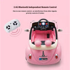 12V Kids Electric Car Pink Princess Ride-On Car w/ 2.4G Remote Battery Power Truck