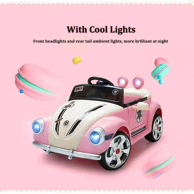 12V Kids Electric Car Pink Princess Ride-On Car w/ 2.4G Remote Battery Power Truck