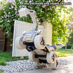 12V Kids Electric Excavator Four Drive Ride on Car Two Seats Excavator with Music Light