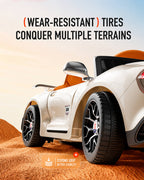 12V Ride On Car with Remote Control 2WD 3 Modes Electric Car For Kids 18 Months-6 Years