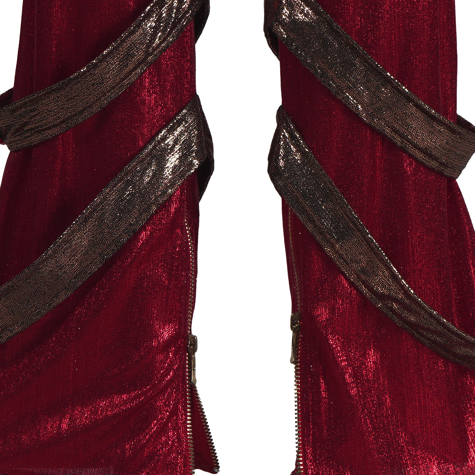 Red Princess Dress Descendents PU Leather Jacket Skirt and Pants Full Set for Girls Women Halloween Carnival