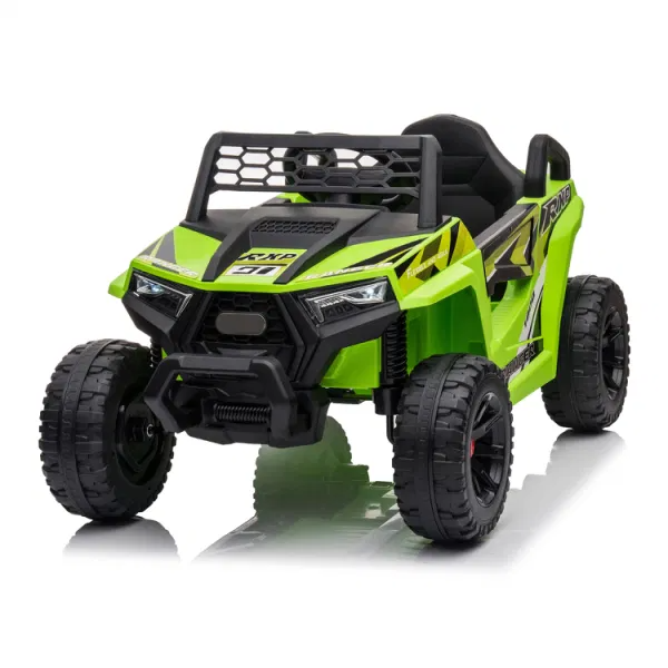 12V Kids Ride On Car Electric UTV Car Single Seat with a Safety Belt Front LED Lights and Horn