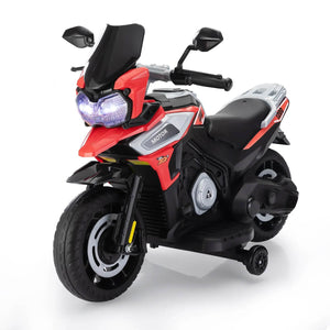 12V Off-road Motorcycle Electric Motor Toy Bike with Training Wheels for Kids