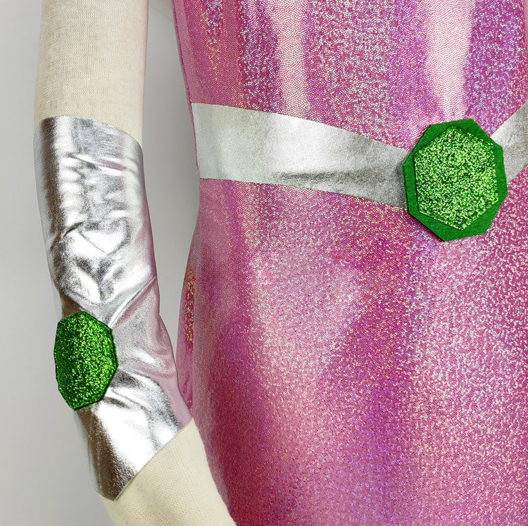 Girls Alien Princess Costume Dress and Accessories for Cosplay Party