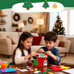 Ugly Xmas Sweater Cozy Holiday Costume with DIY Photo Frame Perfect Christmas Family Memory Kit