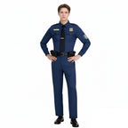Bunny Police Uniform Unisex Navy Tops Pants Badge and Accessories for Cosplay Events