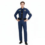 Bunny Police Uniform Unisex Navy Tops Pants Badge and Accessories for Cosplay Events