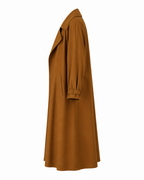 Women Tomorrow Superheroine Trench Coat Brown Long Duster Jacket and Jumpsuit for Comic Con