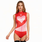 Angel Dust Poison Pink Jumpsuit Cosplay Swimsuit Beach Halloween Costume