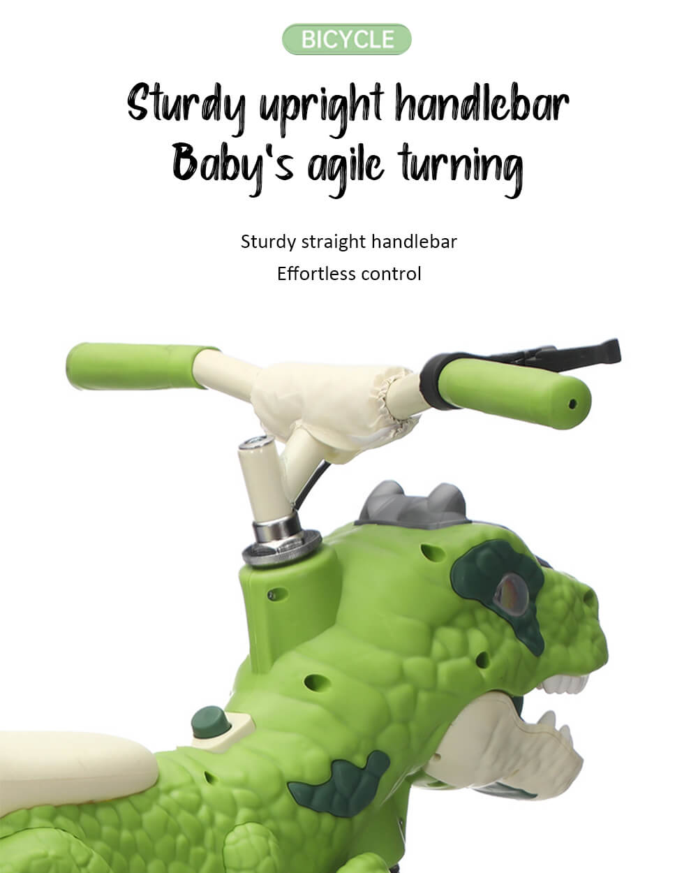 14inch Dino Kids Bike with Training Wheels Comfort Seat Bike High Carbon Steel Frame For Girls Boys