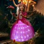 Princess Peaches Costume Light Up Dress Girls Princess Dress Birthday Dress