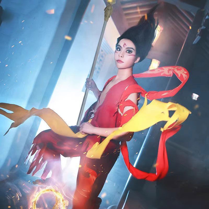 Teens Demon Costume with Hun Tian Ling Adult Dress Up Outfit