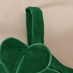 Toddler St. Patrick’s Day Outfits Baby Girl Romper Dress and Headband 3pcs Set for Party