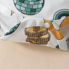 Toddler St. Patrick’s Day Outfits Baby Girl Romper Dress and Headband 3pcs Set for Party